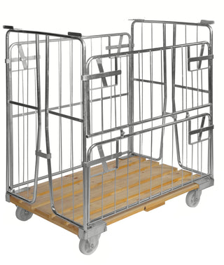 Rullcontainer träbotten