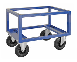 Halvpallvagn – 800x600x650 mm m broms