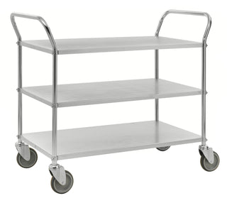 Kulörvagn 3 plan – 1080x480x940 mm m broms