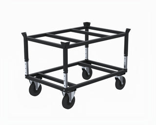 Pallvagn med pallstyrning – 1246x846x705 mm m broms