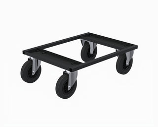 Halvpallvagn – 800x600x270 mm m broms