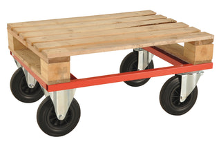 Halvpallvagn – 800x600x270 mm m broms