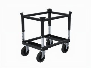 Pallvagn med pallstyrning – 846x646x704 mm m broms